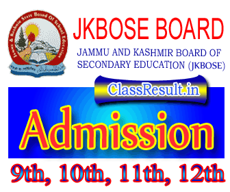 jkbose Admission 2023 class 10th Class, 9th, 11th, 12th, SSE, HSE, DEIED