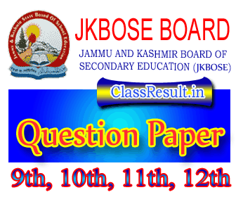 jkbose Question Paper 2021 class 10th Class, 9th, 11th, 12th, SSE, HSE, DEIED