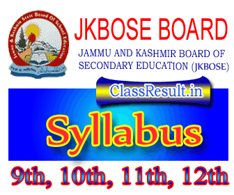 jkbose Syllabus 2022 class 10th Class, 9th, 11th, 12th, SSE, HSE, DEIED